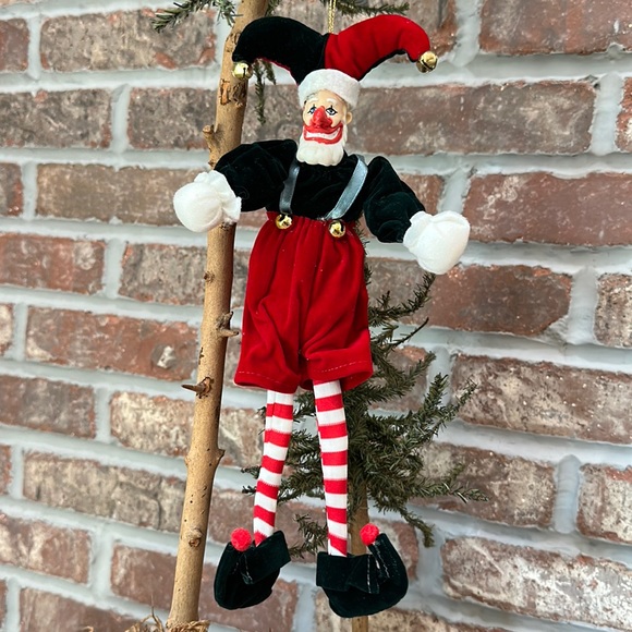 Christmas Jester/Clown Ornament - Picture 1 of 10